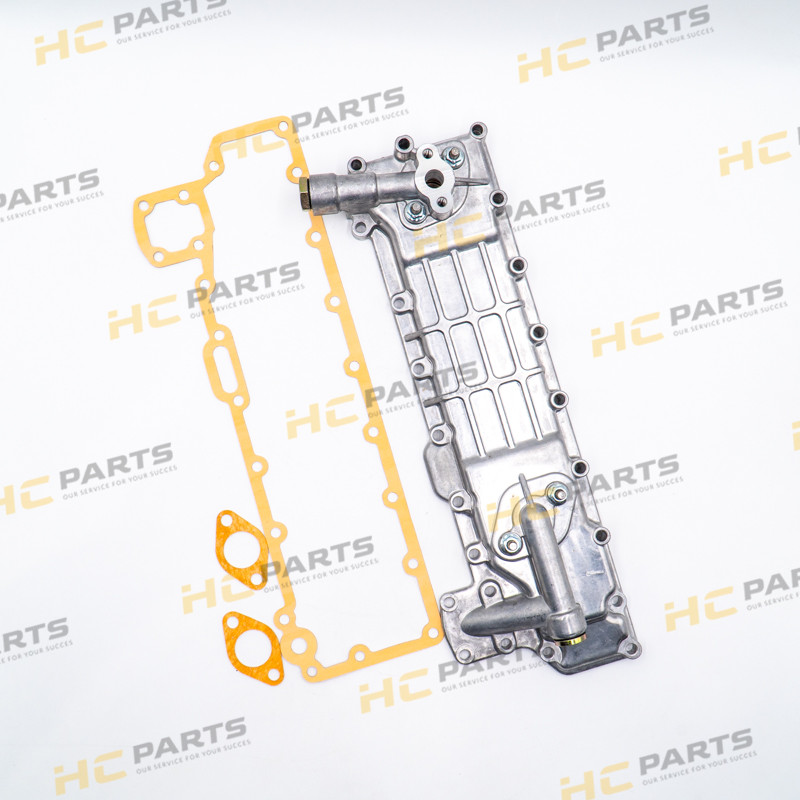 Масляный радиатор JCB с корпусом ISUZU 4BG1 Tier 1 - JS