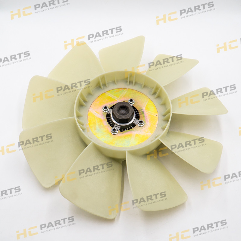 Вентилятор JCB в сборе + вискоза