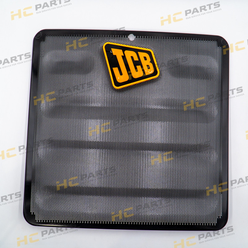 Решетка радиатора JCB в сборе спереди