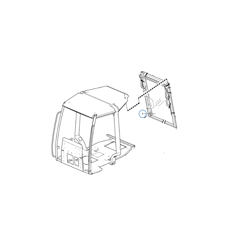 ЗАДНЕЕ СТЕКЛО С ЗЕЛЕНОЙ ШЕЛКОГРАФИЧЕСКОЙ НАПИТКОЙ VOLVO BL71 11709834