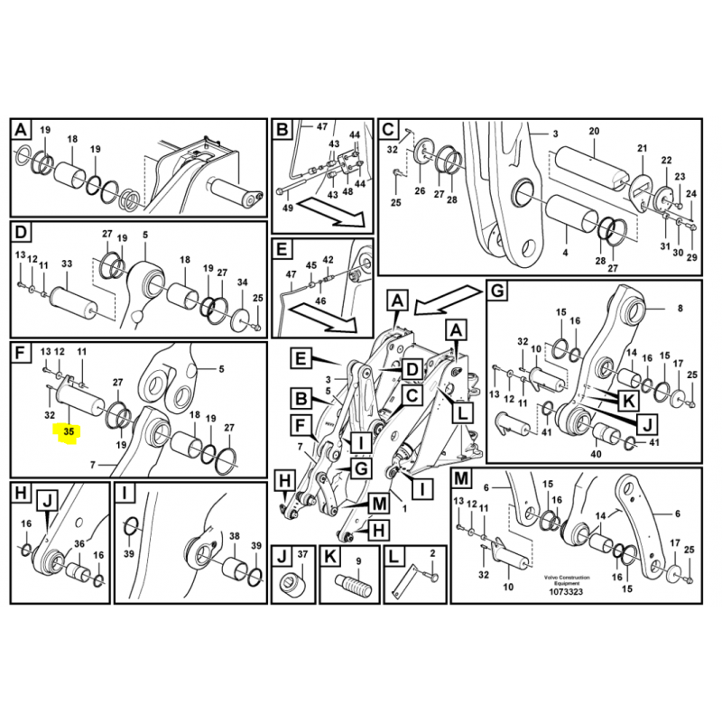 ШТИФТ КОВША ПОГРУЗЧИКА VOLVO