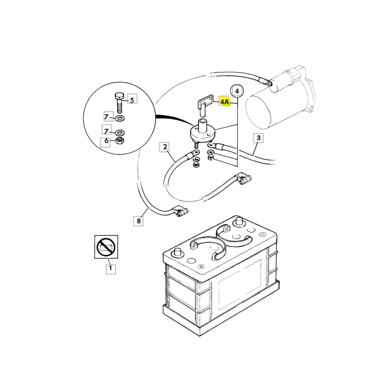 КЛЮЧ ДЛЯ ОТКЛЮЧЕНИЯ ВЕСА СТРОИТЕЛЬНОЙ ТЕХНИКИ JCB CVA