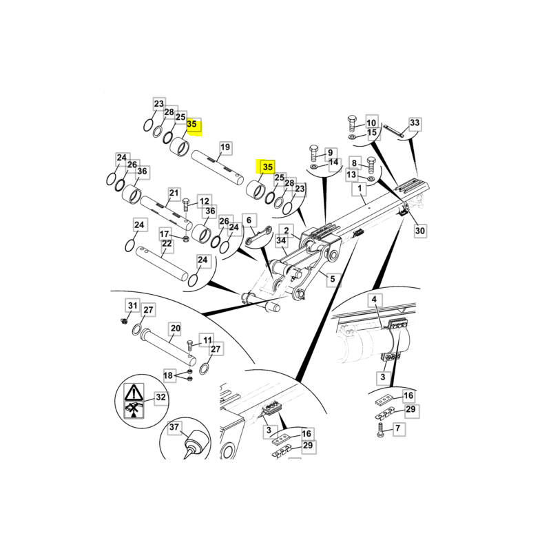 ВТУЛКА МУФТЫ КОВША КОЛЕСНЫЕ И ГУСЕНИЧНЫЕ ЭКСКАВАТОРЫ JCB CVA