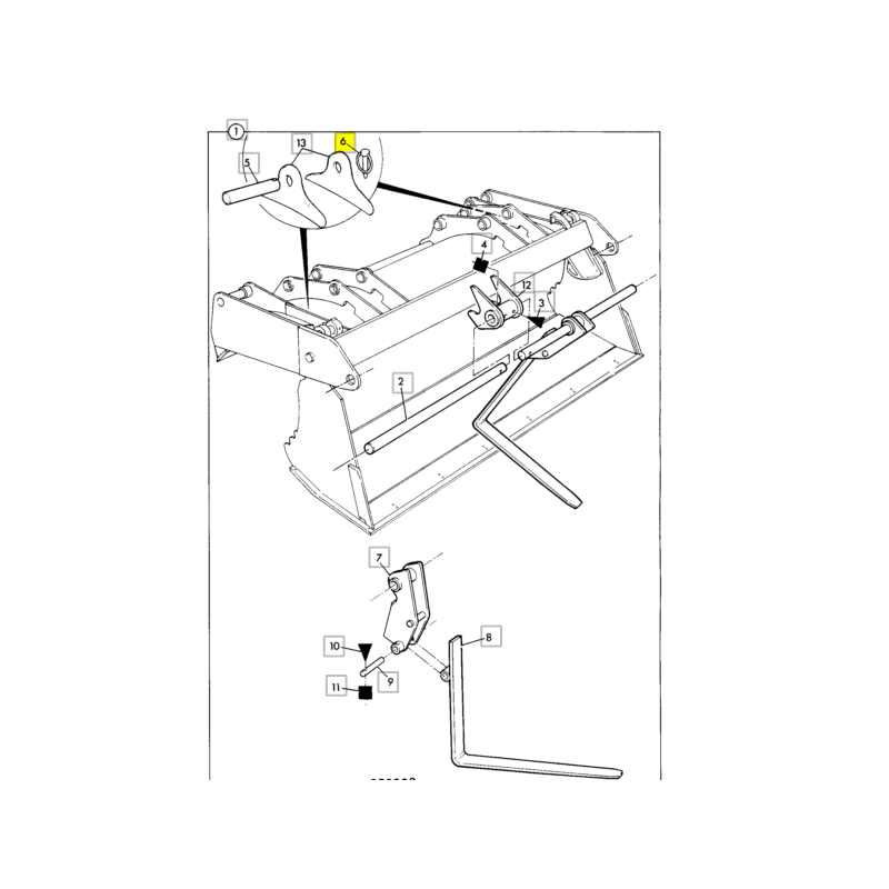 ЗАЩИТНЫЙ ШТИФТ JCB CAT VOLVO CASE CVA