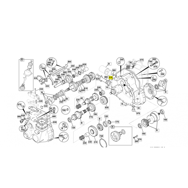 Уплотнение гидравлического фильтра JCB