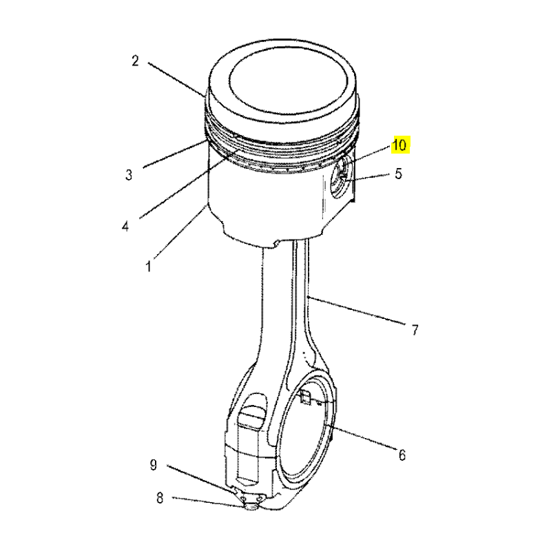 Поршневой палец OEM для экскаватора CAT