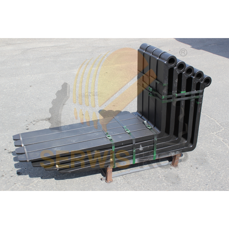 Вилки, подходящие для телескопических погрузчиков JCB / 125x40x1200