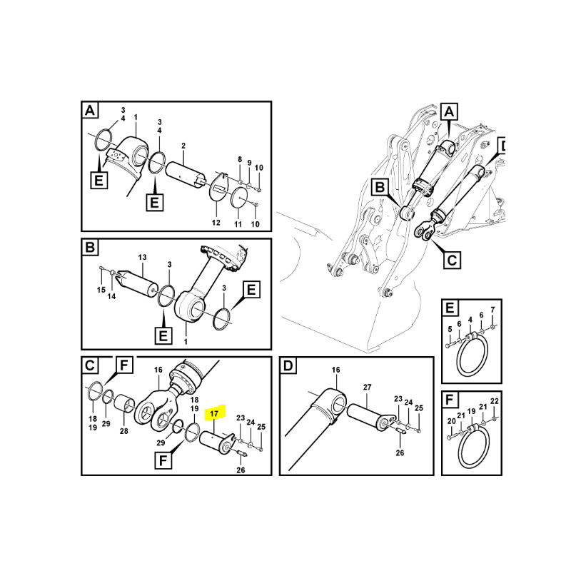 ШКИВ ПРИВОДА ПОДЪЕМА КОВША ПОГРУЗЧИКА VOLVO СЕРИИ C