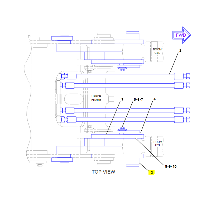 Штифт 100X275 привода стрелы гусеничного экскаватора CAT
