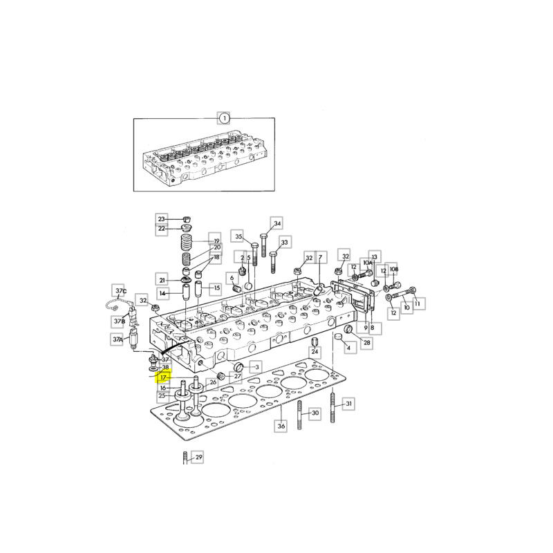 Выпускной клапан экскаватора-погрузчика JCB