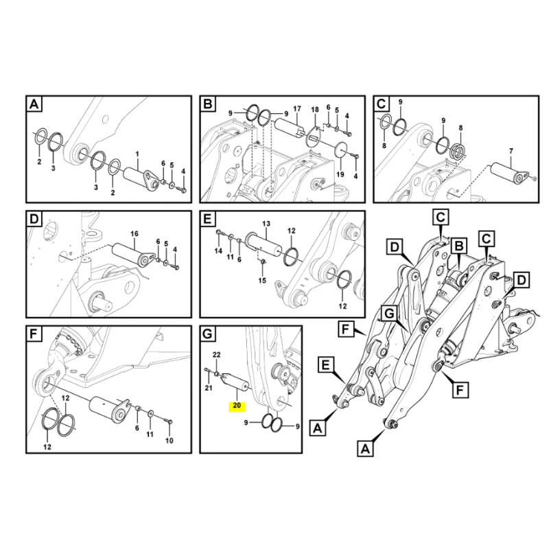 ШТЫРЬ КИВАКА НИЖНИЙ ПОГРУЗЧИК VOLVO
