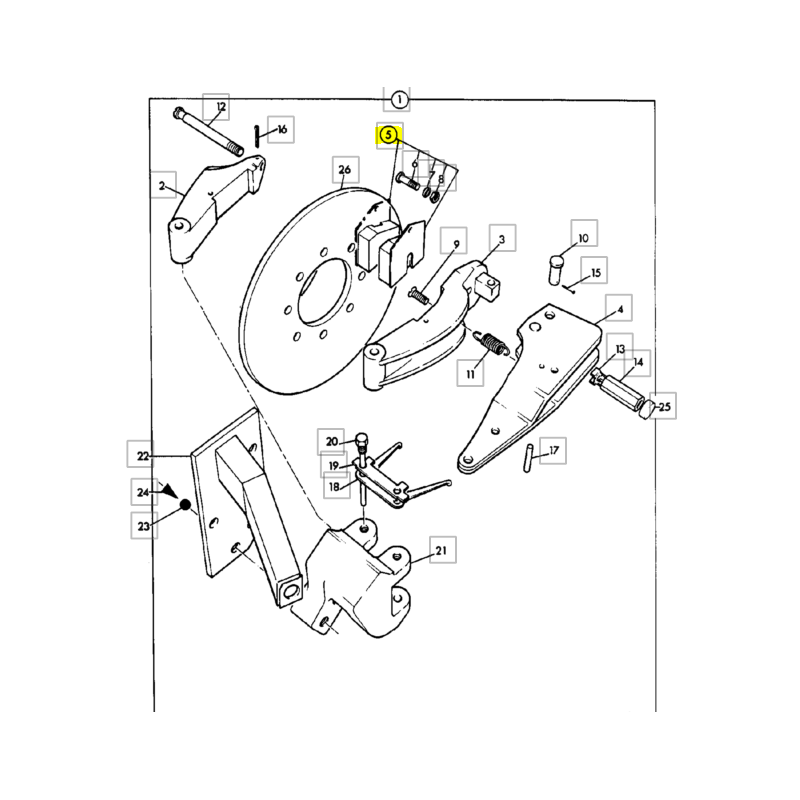 ТОРМОЗНЫЕ КОЛОДКИ CVA ДЛЯ ЭКСКАВАТОРА-ПОГРУЗЧИКА JCB