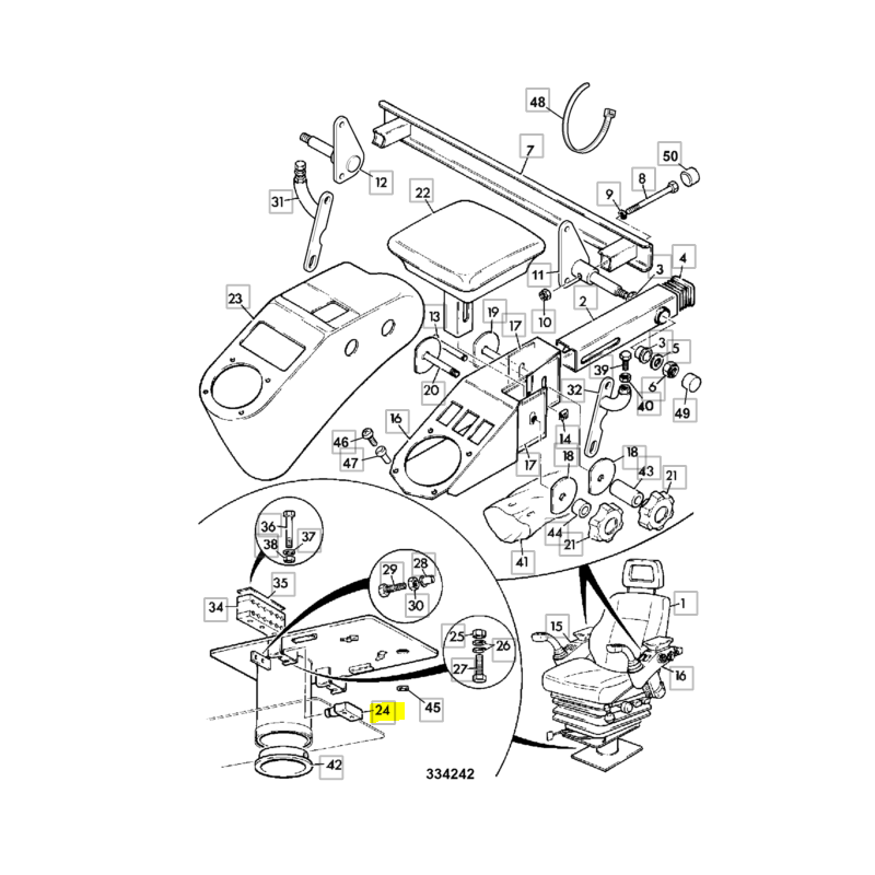 ПРЕДЕЛЬНЫЙ ДАТЧИК ДЛЯ МАШИНЫ JCB CVA