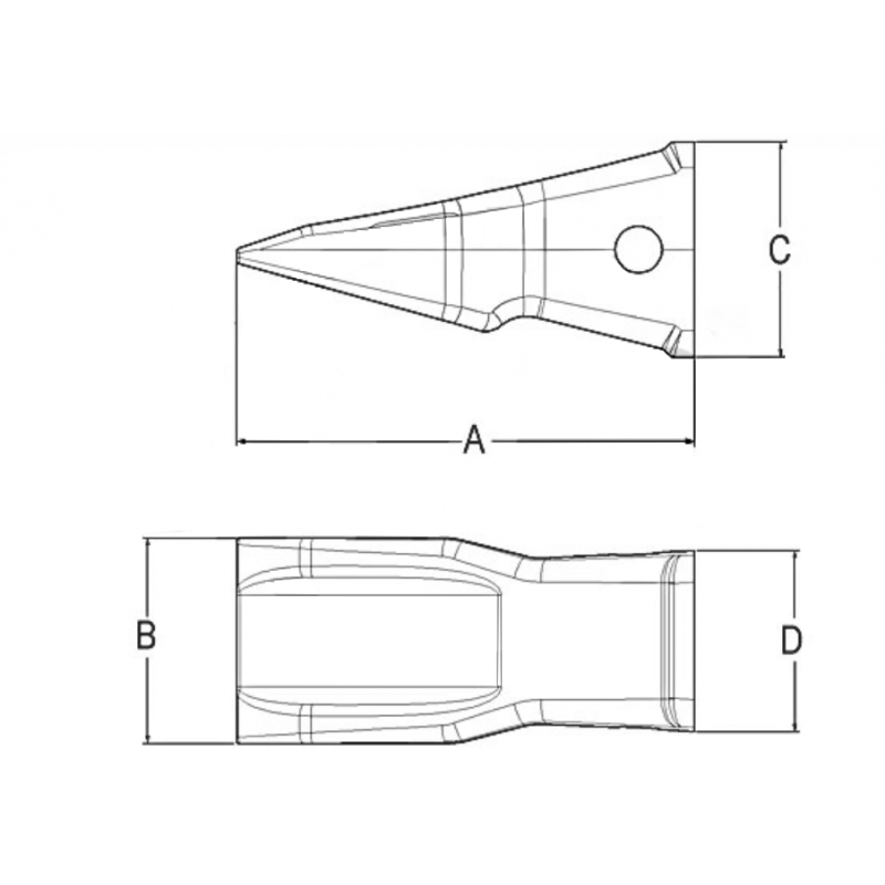 Погрузчик Зуб J450 CVA, 22 кг