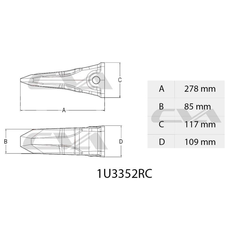 Экскаватор-погрузчик CAT Зуб J350