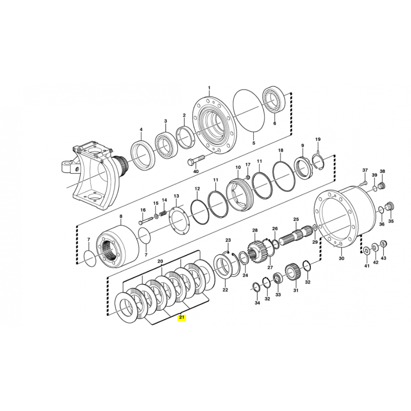ДИСКОВЫЙ ТОРМОЗ CVA ДЛЯ МИНИ-ПОГРУЗЧИКА VOLVO