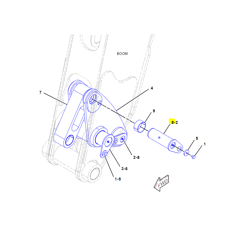 ШТИФТ ДЛЯ СТРЕЛЫ CAT TELEHANDLER