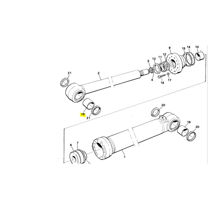 Втулка привода погрузчика Volvo