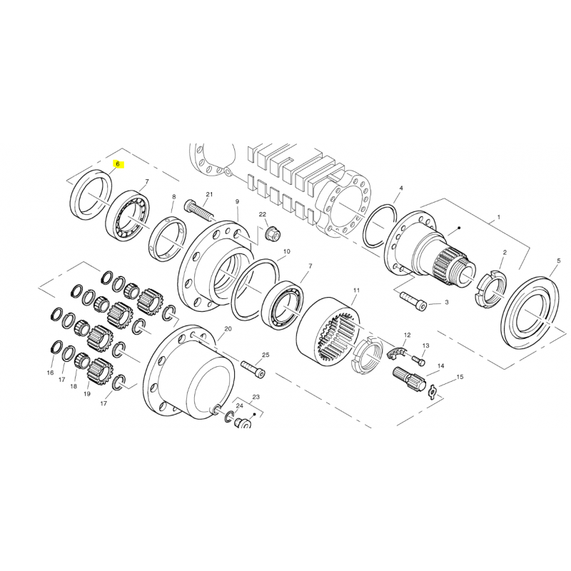 Уплотнение для мини-погрузчика Volvo