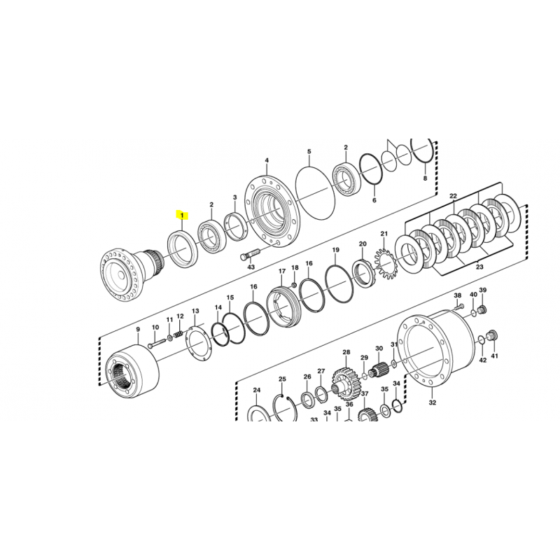 Уплотнение для экскаватора Volvo