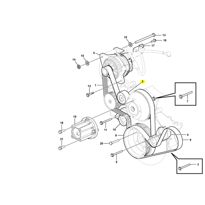 Натяжной ролик для экскаватора Volvo