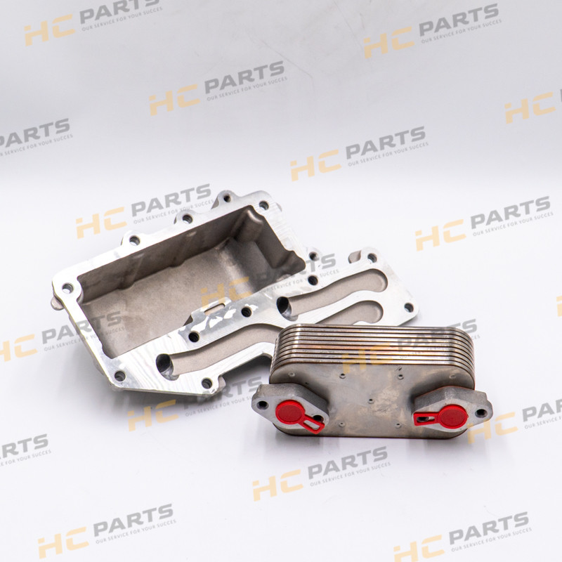 Масляный радиатор двигателя JCB Perkins RE - 3CX 4CX AZERI PARTS