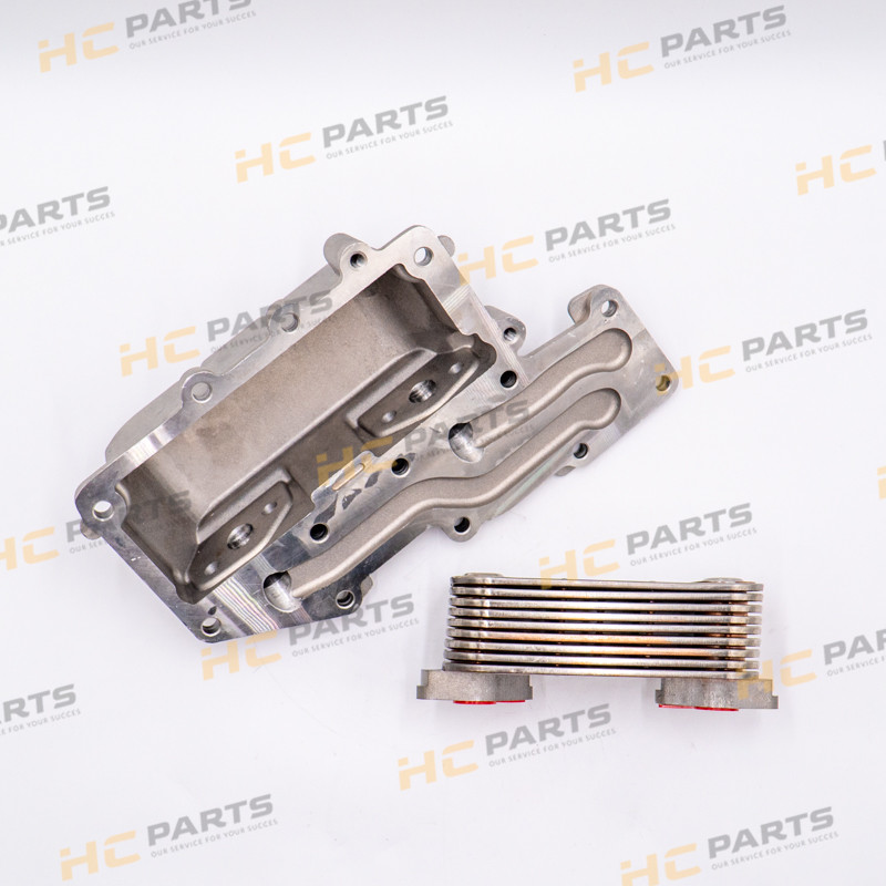 Масляный радиатор двигателя JCB Perkins RE - 3CX 4CX AZERI PARTS
