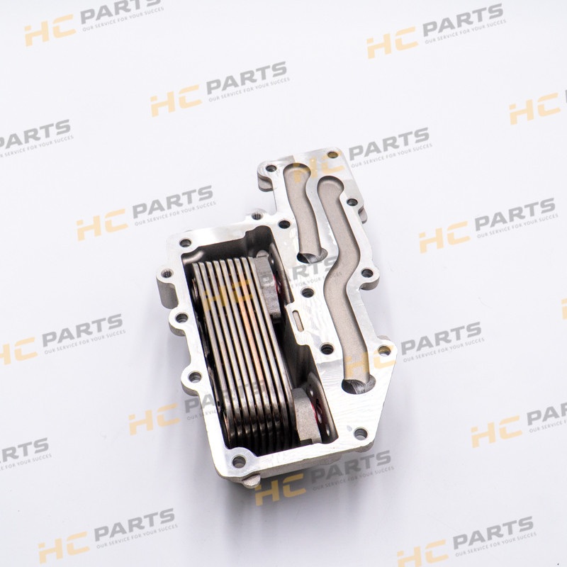 Масляный радиатор двигателя JCB Perkins RE - 3CX 4CX AZERI PARTS