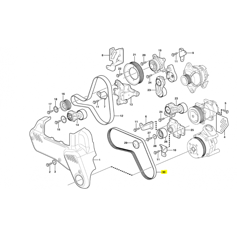 КЛИНОВОЙ РЕМЕНЬ ДЛЯ САМОСВАЛА VOLVO