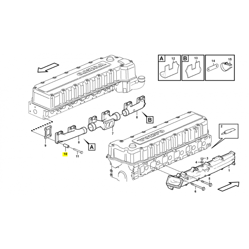 Втулка для самосвала Volvo