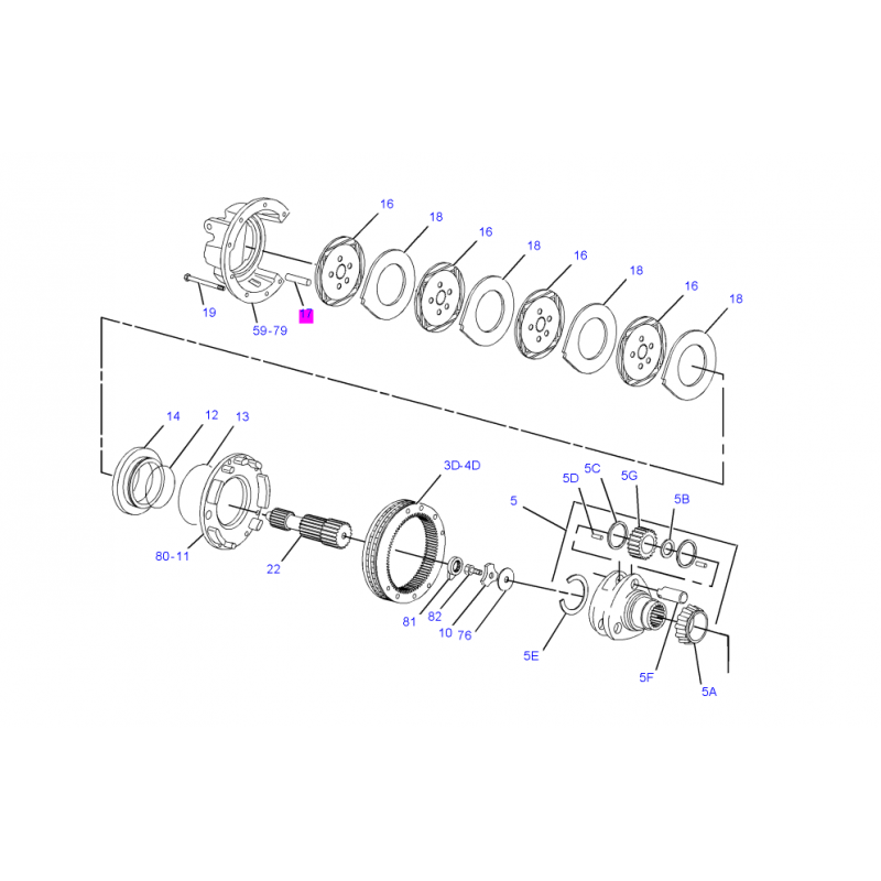 ПРЕДОХРАНИТЕЛЬНЫЙ ШТИФТ CVA 22X85 ДЛЯ ЭКСКАВАТОРА-ПОГРУЗЧИКА CAT