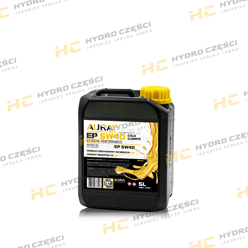 Моторное масло AURA 5W40 CJ-4 COLD CLIMATE, 5 л