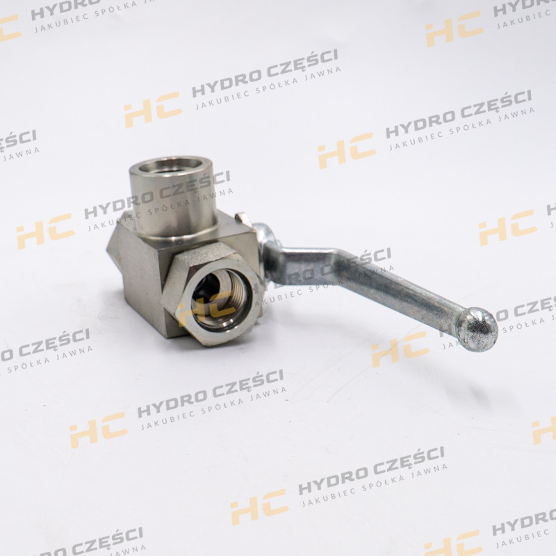 Шаровой кран JCB, 3 порта, 1/2 BSP-AZERI PARTS