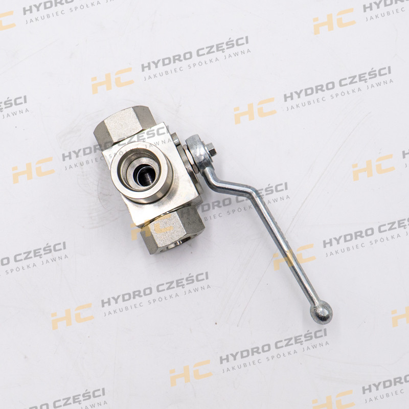 Шаровой кран JCB, 3 порта, 1/2 BSP-AZERI PARTS