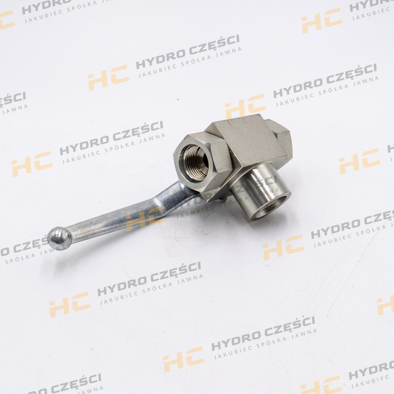 Трехходовой шаровой кран JCB 1/2 BSP - AZERI PARTS