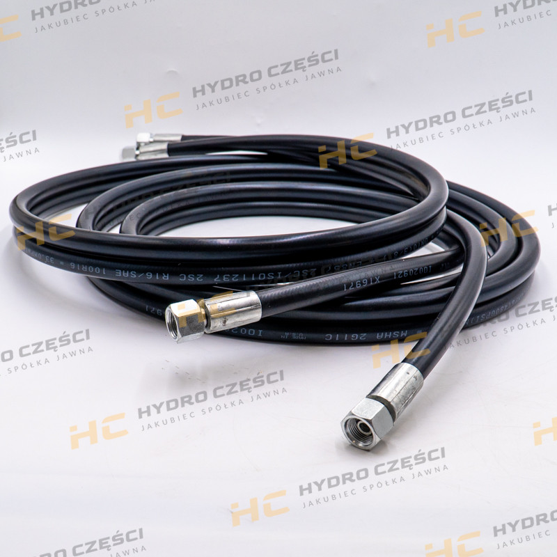 Гидравлический шланг JCB BOOM 3/8" BSP 4100 мм - AZERI PARTS