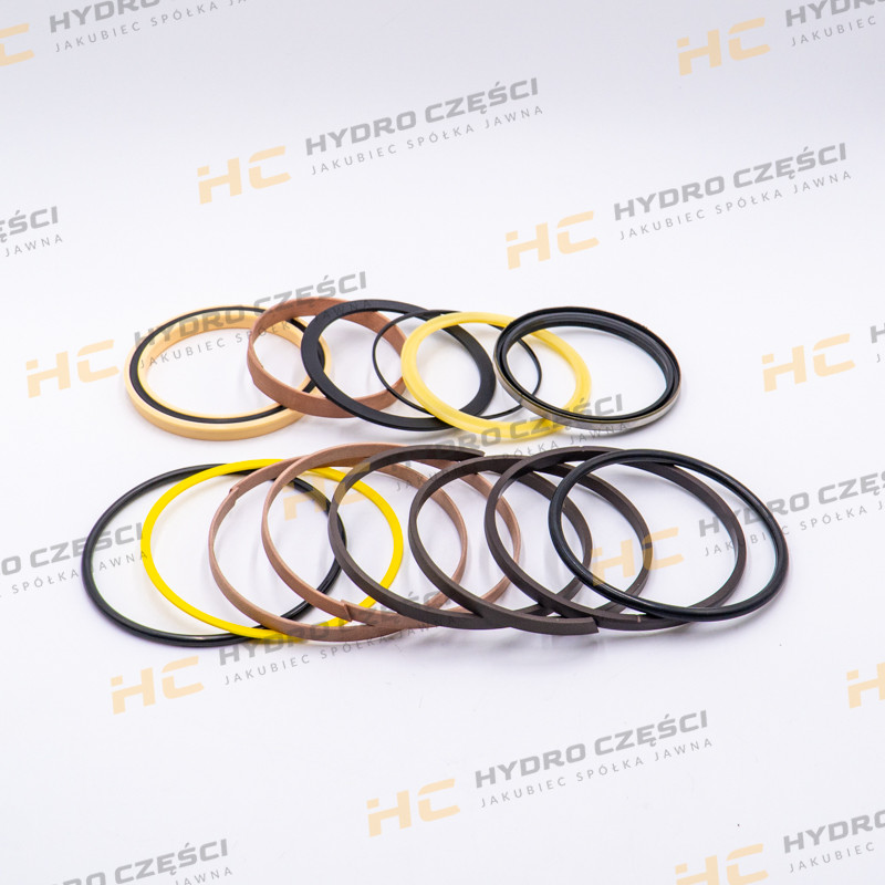 Комплект уплотнений цилиндра стрелы JCB 140x100 - AZERI PARTS
