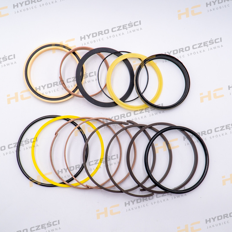 Комплект уплотнений цилиндра стрелы JCB 140x100 - AZERI PARTS