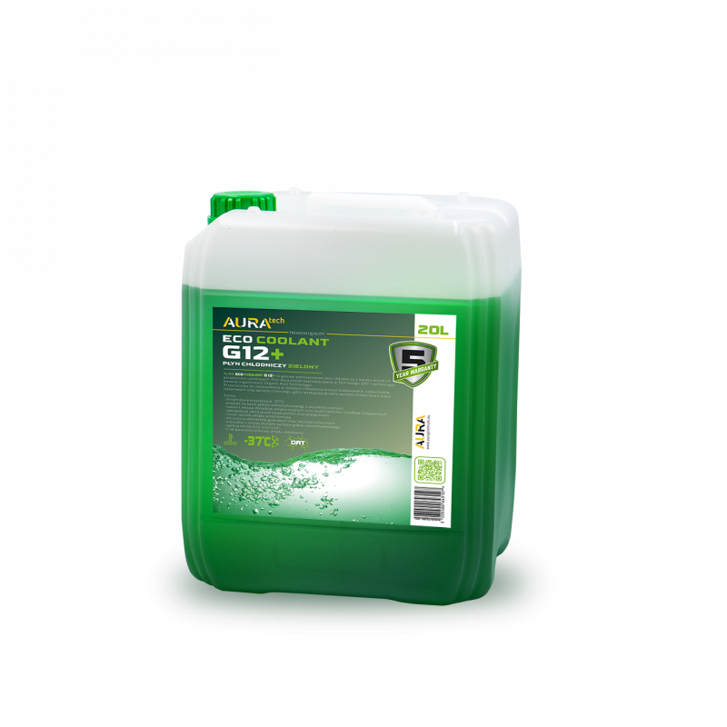 Охлаждающая жидкость Aura Eco COOLANT G12 +, зеленая, 20 л