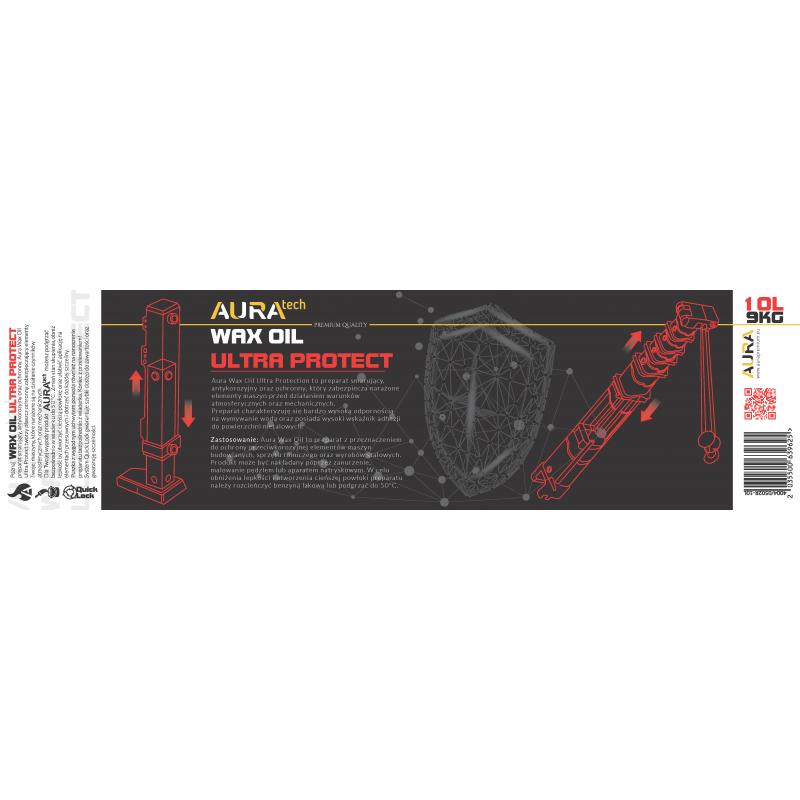 Aura WAXOIL ULTRA PROTECTION 10 л — смазка для выдвижных элементов и компонентов шасси