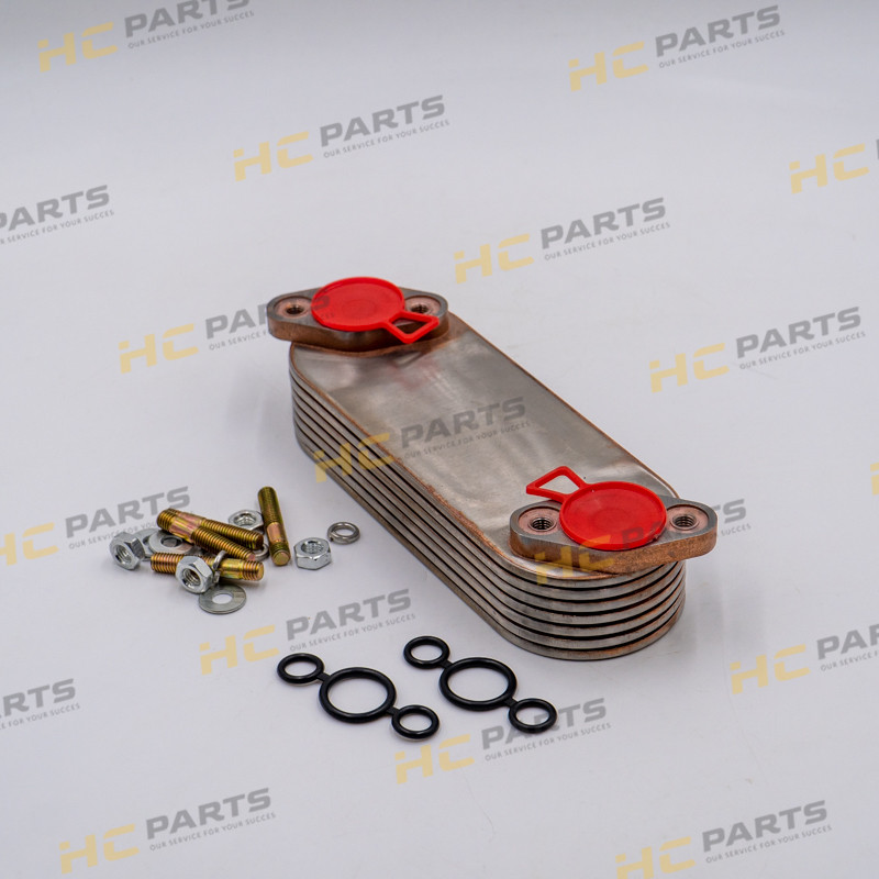 Масляный радиатор двигателя Perkins AA AB AK AR - 3CX 4CX KMP