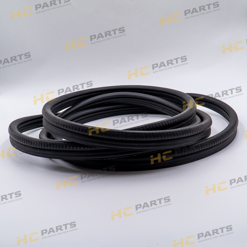 Боковое уплотнение стекла JCB, левое, P21 3CX 4CX AZERI PARTS