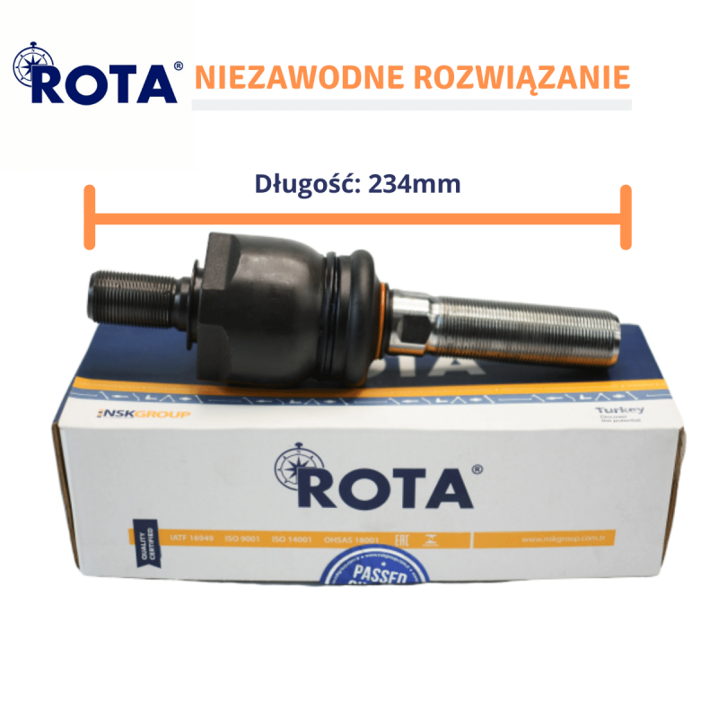 НАКОНЕЧНИК СТЕРЖНЯ ДЛЯ КОЛЕСНОГО ЭКСКАВАТОРА CAT ROTA