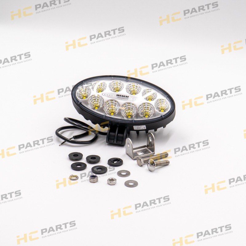 Рабочий фонарь JCB эллиптической формы, 12 В, DT LED - 3CX 4CX WESEM