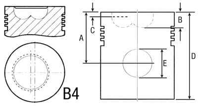 Поршень Ar63342 STD