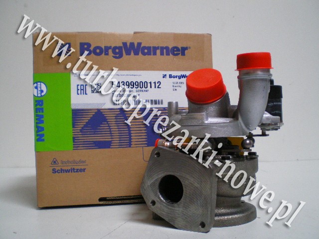 Турбокомпрессор BorgWarner KKK, оригинал, в сборе