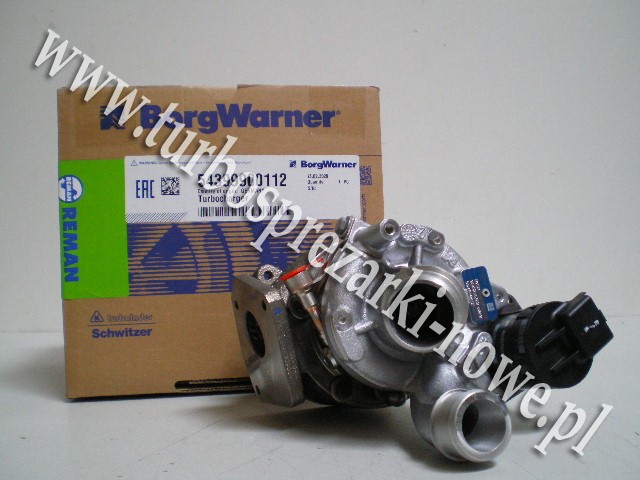 Турбокомпрессор BorgWarner KKK, оригинал, в сборе