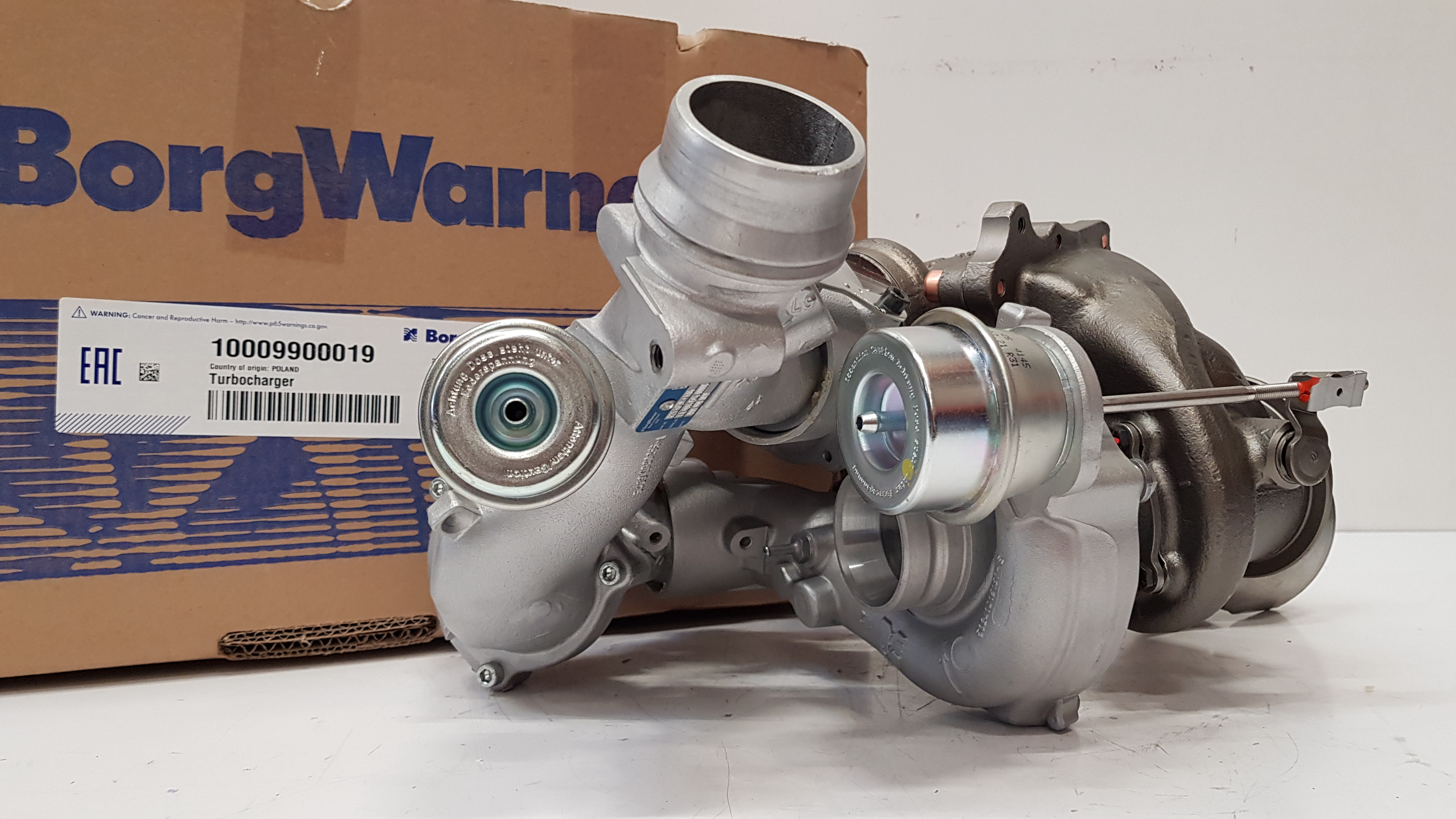 Турбокомпрессор BorgWarner KKK, оригинал, в сборе