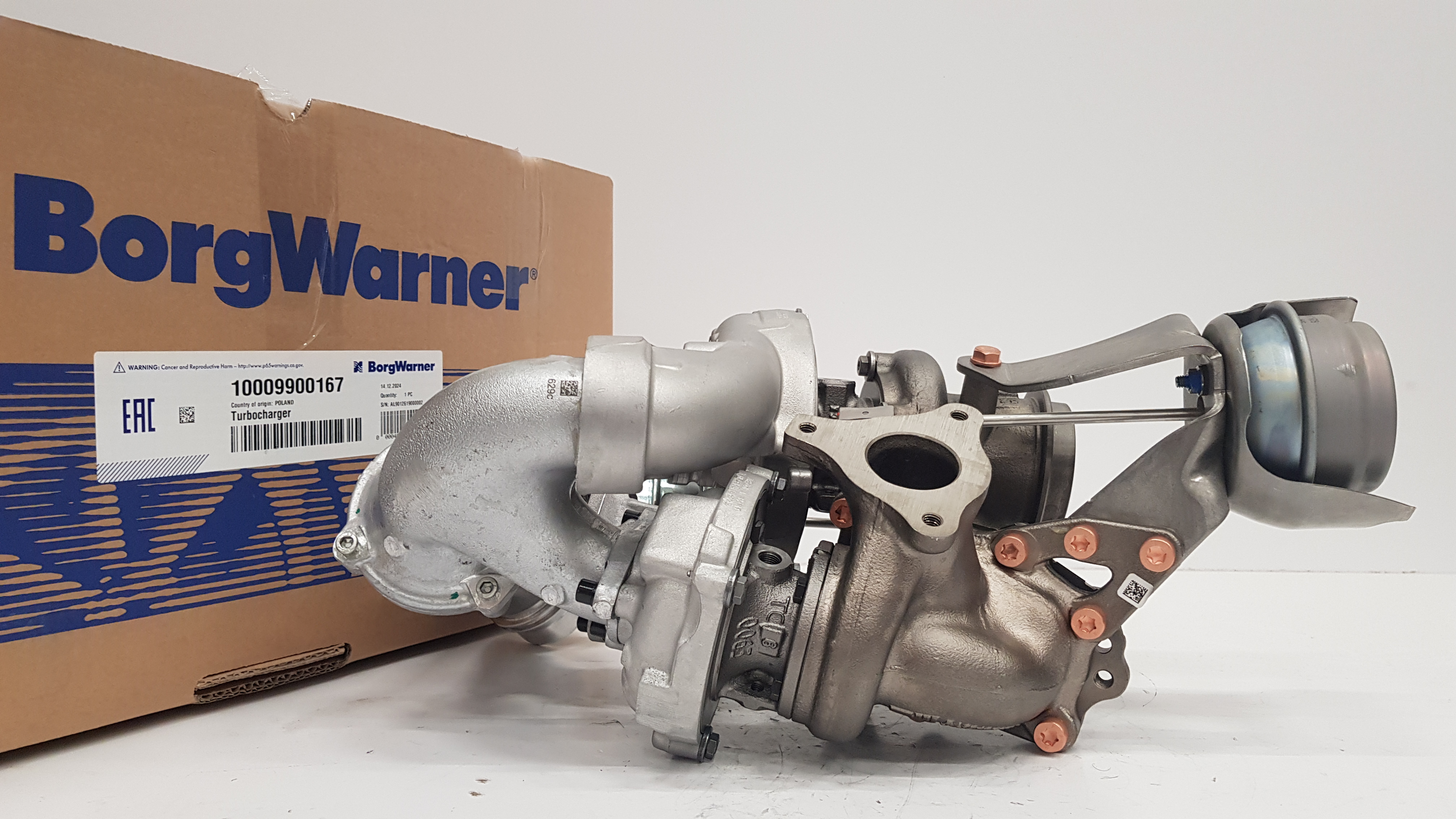 Турбокомпрессор BorgWarner KKK, оригинал, в сборе