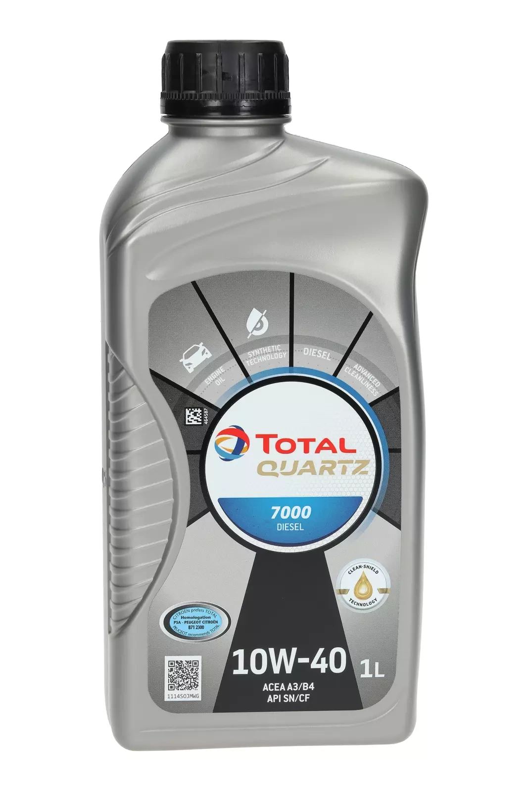 Моторное масло Total Quartz 7000 Diesel 10W-40, 1 л